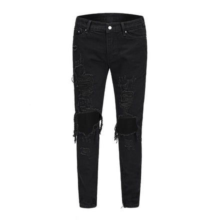 Thrasher Denim invecchiato - NERO