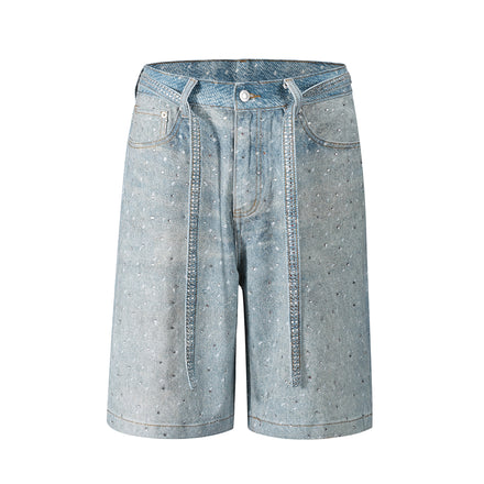 Classic Jorts - Blu borchiato 