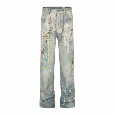 Denim dritto | Perle 