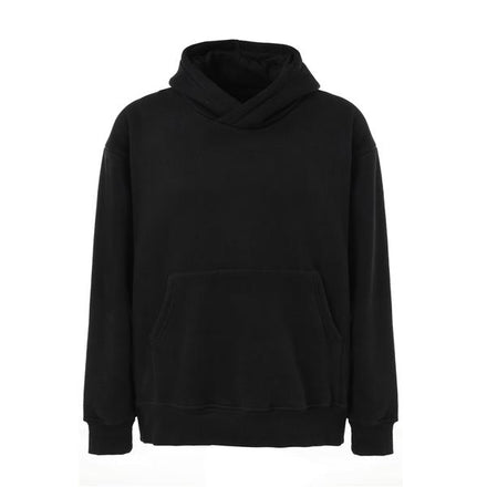 Felpa con cappuccio oversize Essentials - Nera 