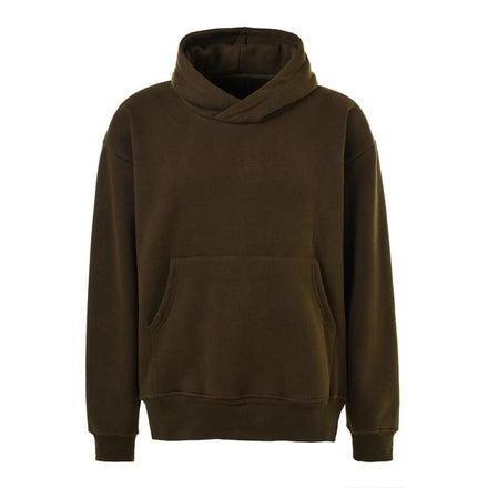 Felpa con cappuccio oversize Essentials - Marrone 