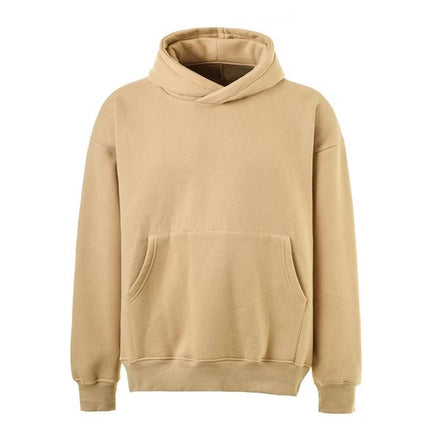 Felpa con cappuccio oversize Essentials - Marrone chiaro 