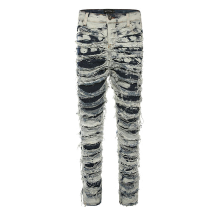 Denim effetto consumato | Blu acido 