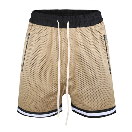 Pantaloncini sportivi in ​​rete - Cachi 