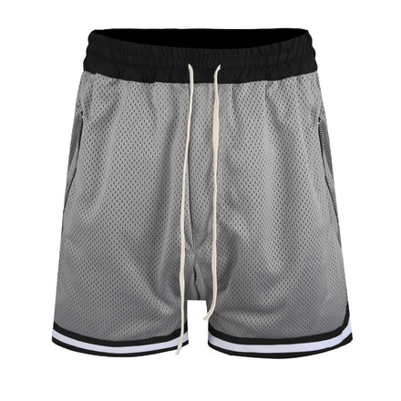 Pantaloncini sportivi in ​​rete - Grigio 