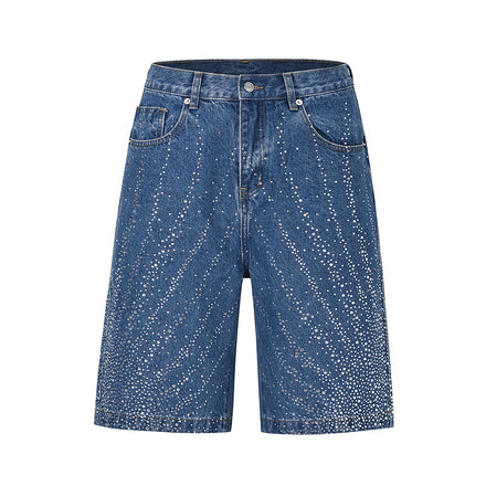 Classic Jorts - Raindrops Indigo 