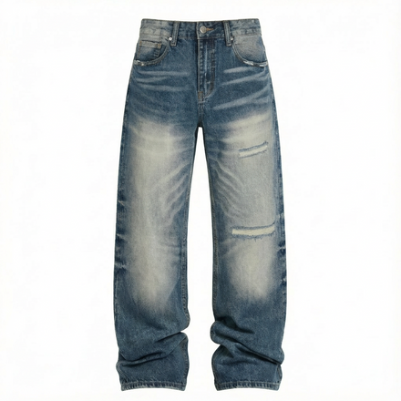 Vestibilità rilassata anni '90 | Lavato indaco 